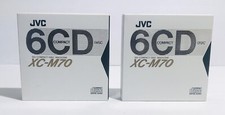 Lot Of 2 JVC XC-M70 6 CD Compact Disc Cartridge Magazines CD With Sleeve