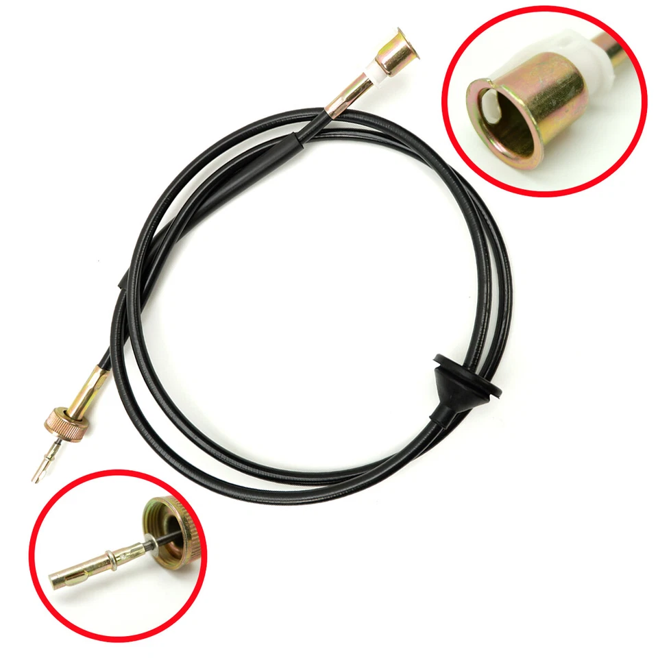 Speedo Meter Cable Speedometer Black For Toyota Corolla Ke30, Ke35 1974 - 1979 - Image 3 of 4