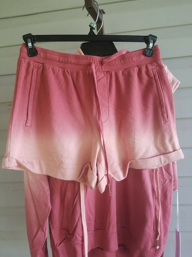 YOUNG FABULOUS & BROKE - SET COORD Piper PARKER OMBRE Shorts & Hoodie NWT$245 - 第 2/12 張圖片