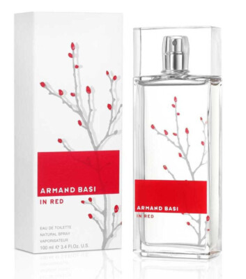 Armand Basi in Red 100ml edt Women New.