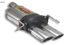 Supersprint Edelstahl ESD 2x120x80mm f&uuml;r Mercedes W203 C30 CDi W209 Coupe CLK 55