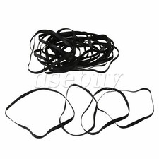20Pcs Different Size Flat Tape Machine Recorder Rubber Belt 5mm Width