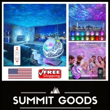 4-in-1 Galaxy Projector & Night Light with Bluetooth Speaker - Gift for Kids ...