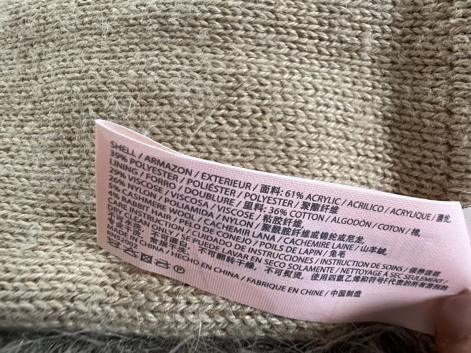 Vintage Juicy Couture Faux Fur Snood Scarf, Brown image 6
