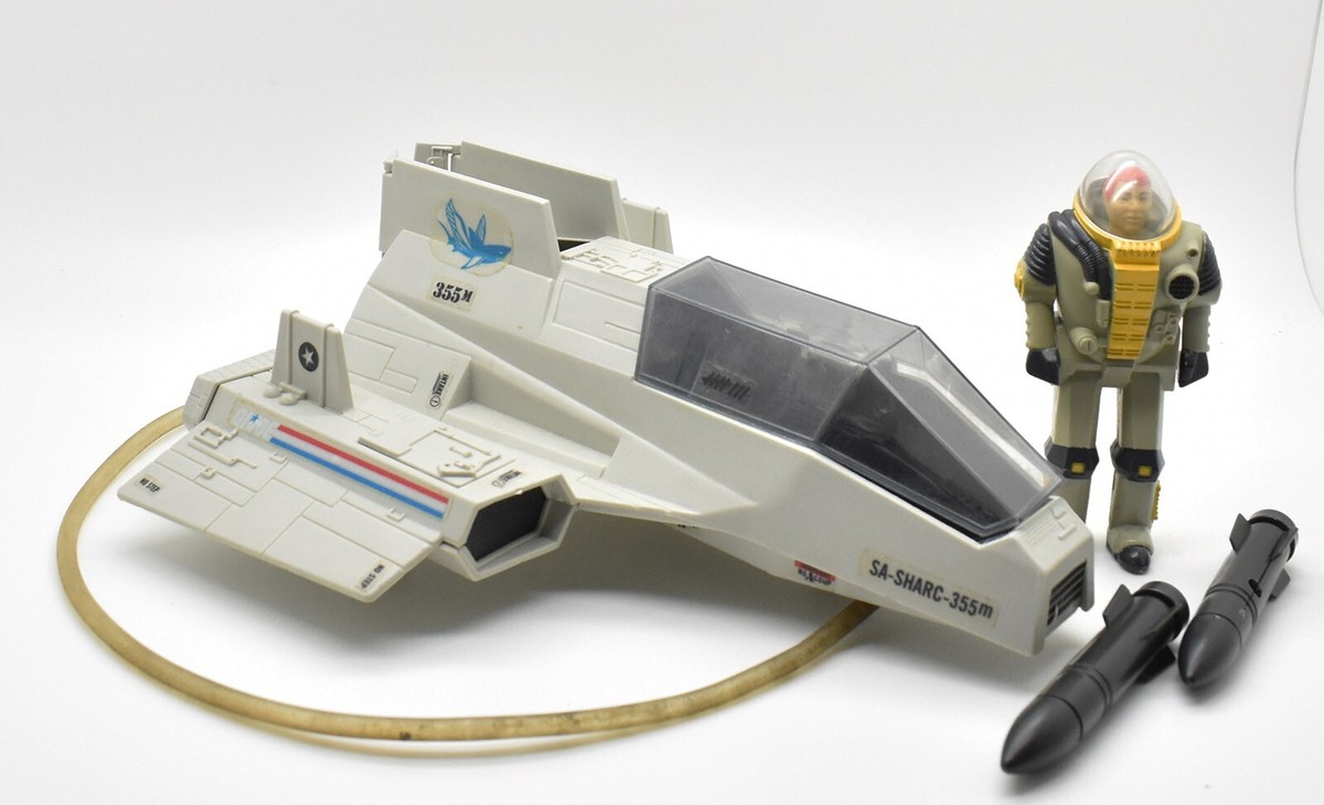 GI Joe SHARC Flying Submarine Loose Vehicle Hasbro 1984 With Deep