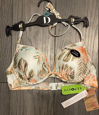 Debenhams Mantaray Waikiki Padded Bikini Top Swim Suit Bra Size