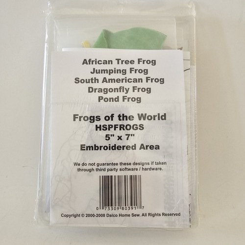 Dalco EasyStitch Applique Frogs Of The World - Picture 2 of 3