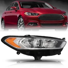 For 2013 2014 2015 2016 Ford Fusion Halogen Passenger Right Headlight Lamp