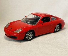 PORSCHE 911 CARRERA (996) WELLY RED NICE CAR USED LOOSE PLEASE SEE PHOTOS 1:64