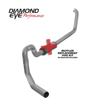 Diamond Eye 4'' Exhaust for 00-02 Ford Excursion Powerstroke 7.3L No Muffler