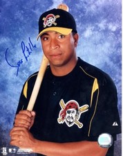 JOSE CASTILLO PITTSBURGH PIRATEES STUDIO SIGNED AUTOGRAPHED 8X10 PHOTO W/ COA