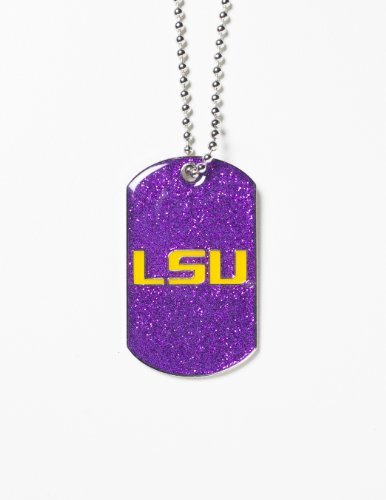 NCAA 24" Glitter Dog Tag Necklace - Picture 18 of 21