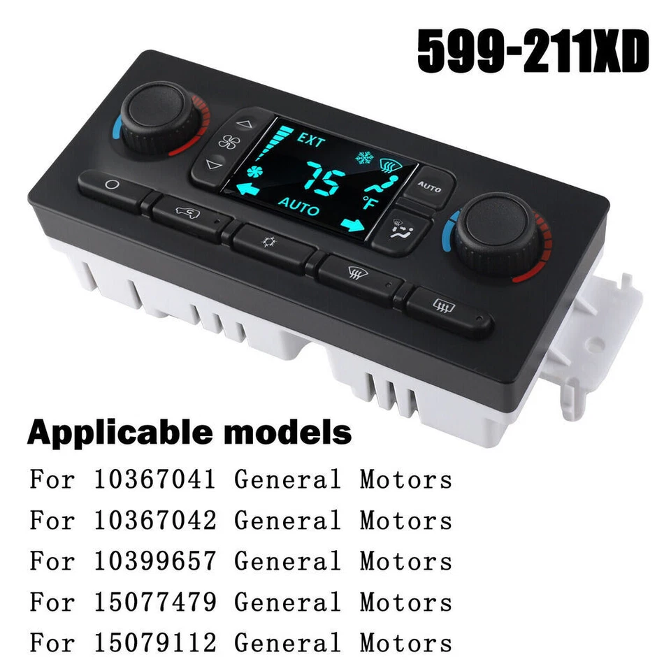 Módulo de control climático de CA mejorado 599-211XD para Chevy Gmc Silverado Tahoe Trail Foto 4 de 4