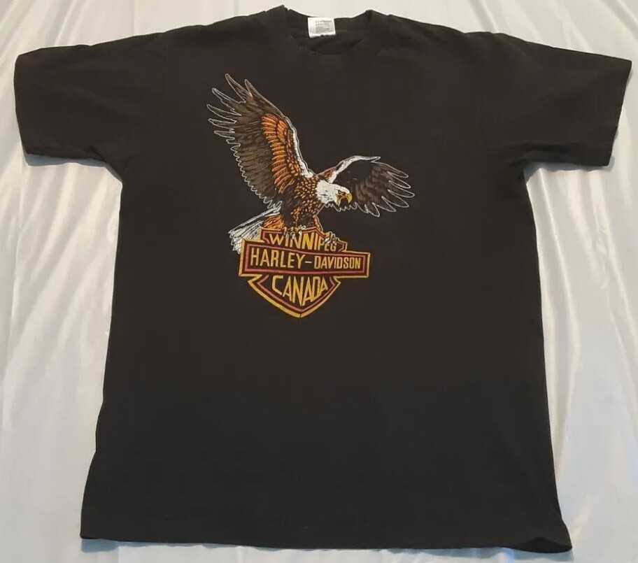 Vintage Single Stitch Harley Davidson T Shirt Mens Size Medium