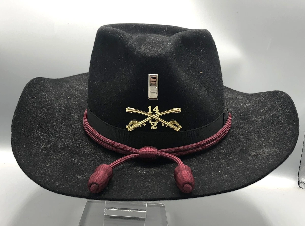 2 14 Cav 2nd Squadron 14th Cavalry REGT Miller 7X Cowboy Hat Medical 1LT