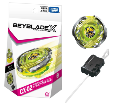 Takara Tomy Beyblade X CX-02 Starter Wizard Arc R4-55LO From Japan