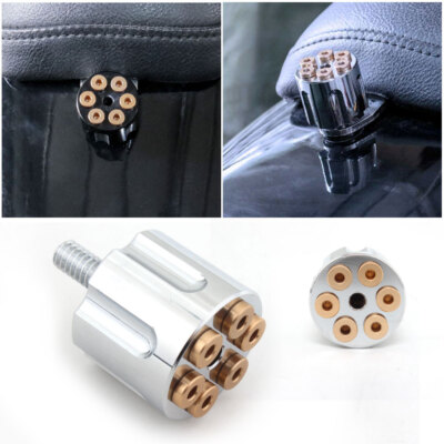 Chrome Billet Aluminum Rear Fender Seat Bolt Screw For Harley Softail Dyna 1986+