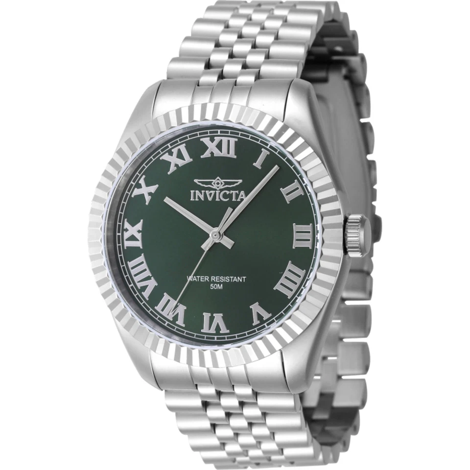 Invicta Men's Watch Specialty Green Dial Stainless Steel Bracelet Quartz 47398