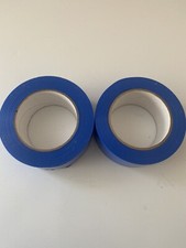 LOT OF 2 Industrial Strapping Tape 8896 Blue 50mm x 55m
