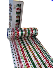 Set 3-16 Rolls 3/8" Beautiful Satin Christmas Ribbons for Gift Wrapping- 48 Yar