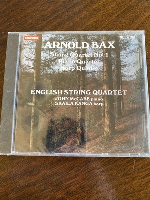 A. Bax String Quartet No 1 Piano Harp John Mccabe (CD, 1992) Chandos *EE