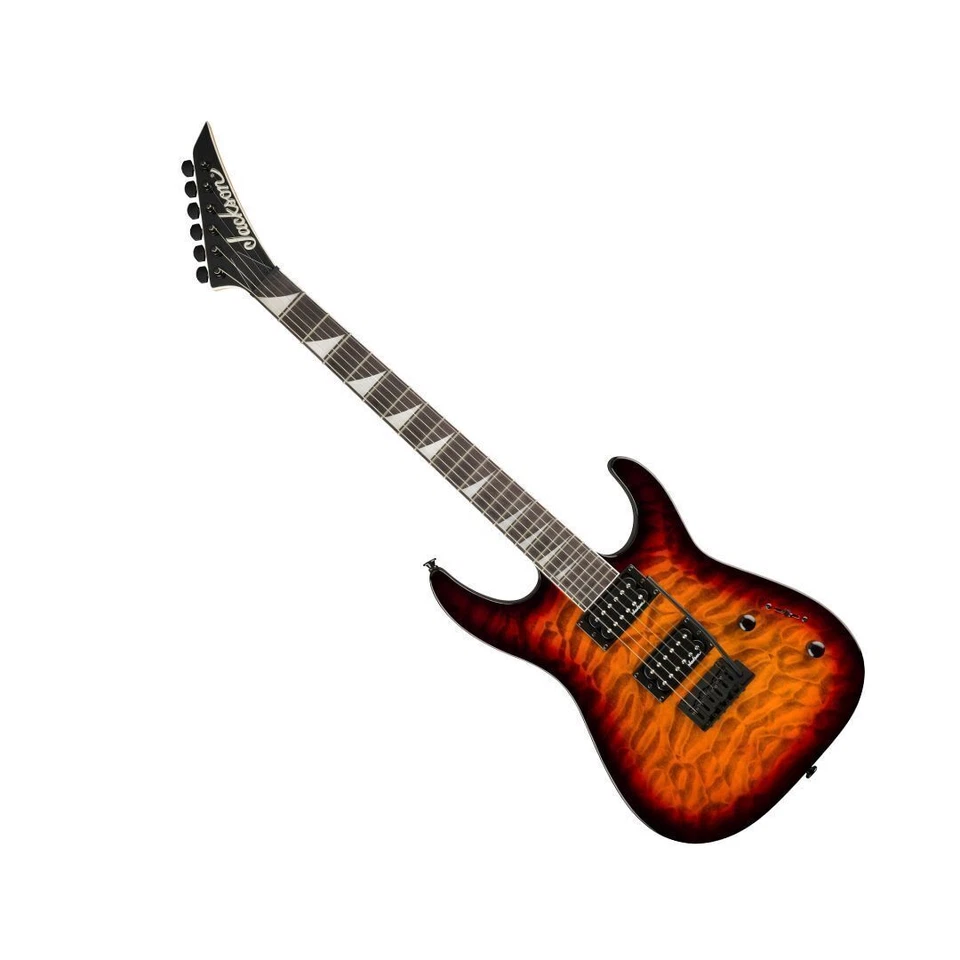Jackson JS Series Dinky JS20 DKAQ 2PT 6 String Electric Guitar Tobacco Burst - Image 3 of 4