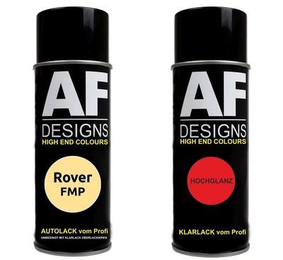 Spraydose für Rover FMP Primula Yellow Basislack Klarlack Sprühdose 400ml