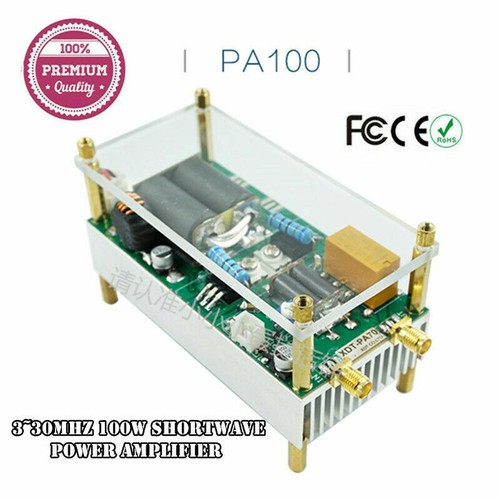 MINIPA DIY KITS 100W SSB linear HF Power Amplifier For YAESU FT-817 KX3 heastink cw AM FM - 44