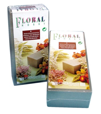 Trocken - Blumensteckschaum braun ca. 23 x 11 x 7,5 cm # 1853.8006