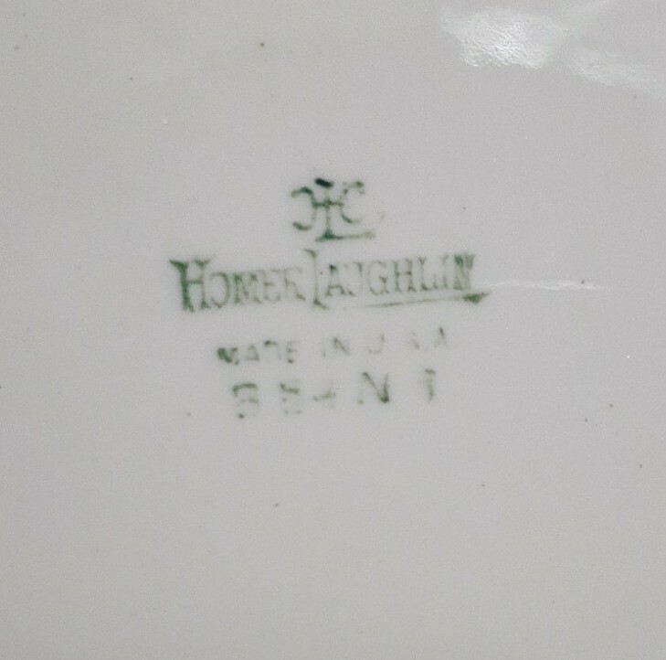 5 Cunningham&Pickett  Homer Laughlin Floral 22KtGold Greenbriar Salad Plate 7.25