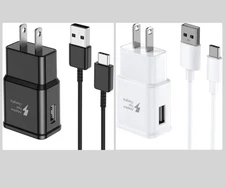 Universal 15W Power Adapter Wall Charger/USB-C Cable 3ft For Samsung Galaxy