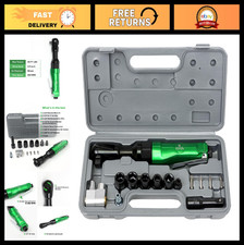 Professional 12 Air Ratchet Wrench Kit With 4 Impact Sockets 11-14mm