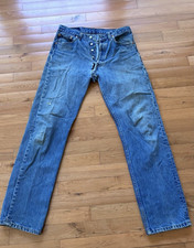 VINTGE LEVIS LEVI 501 USA Jeans Tag 32 x 32 32 x 32 Red Tag Distressed