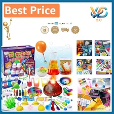 70 Lab Experiments Science Kit for Kids STEM Chemistry Volcano Grow
