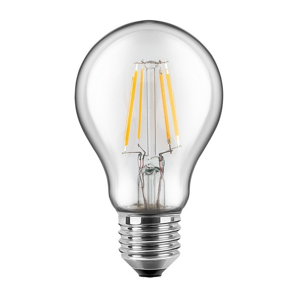 Led Filament Birnenform Retro, E27, 7W 2700K 810Lm 300°, Dimmbar, Glas Klar, 7W,-image