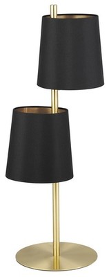 Brushed Brass Two Light Table Lamp from the Almeida 2 Collection