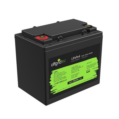 Batterie Akku LifePo4 384Wh 12/30 12,8V 30Ah BMS integriert Offgridtec 