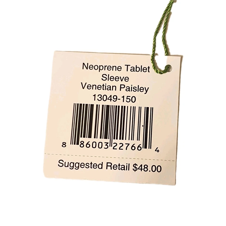 NWT Vera Bradley Venetian Paisley iPad Kindle Tablet Sleeve Case - Image 3 of 4