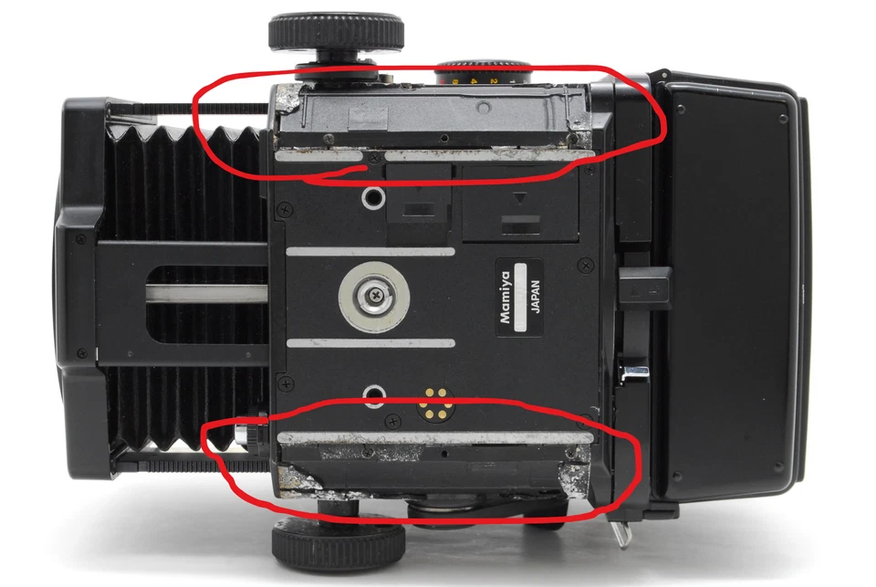 [Exc+5] Cámara fotográfica profesional Mamiya RZ67 cuerpo buscador de nivel de cintura 120 parte posterior de JAPÓN Foto 3 de 4