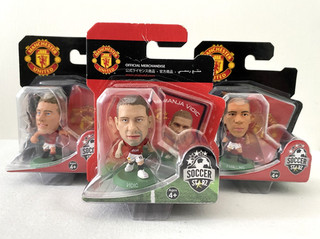 SoccerStarz Manchester United Nemanja Vidic Chris Smalling & Phil Jones (BNIP)