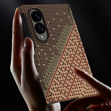 Carbon Fiber Texture Magnetic Hinge Guard Case For Samsung Galaxy Z Fold8 Ultra