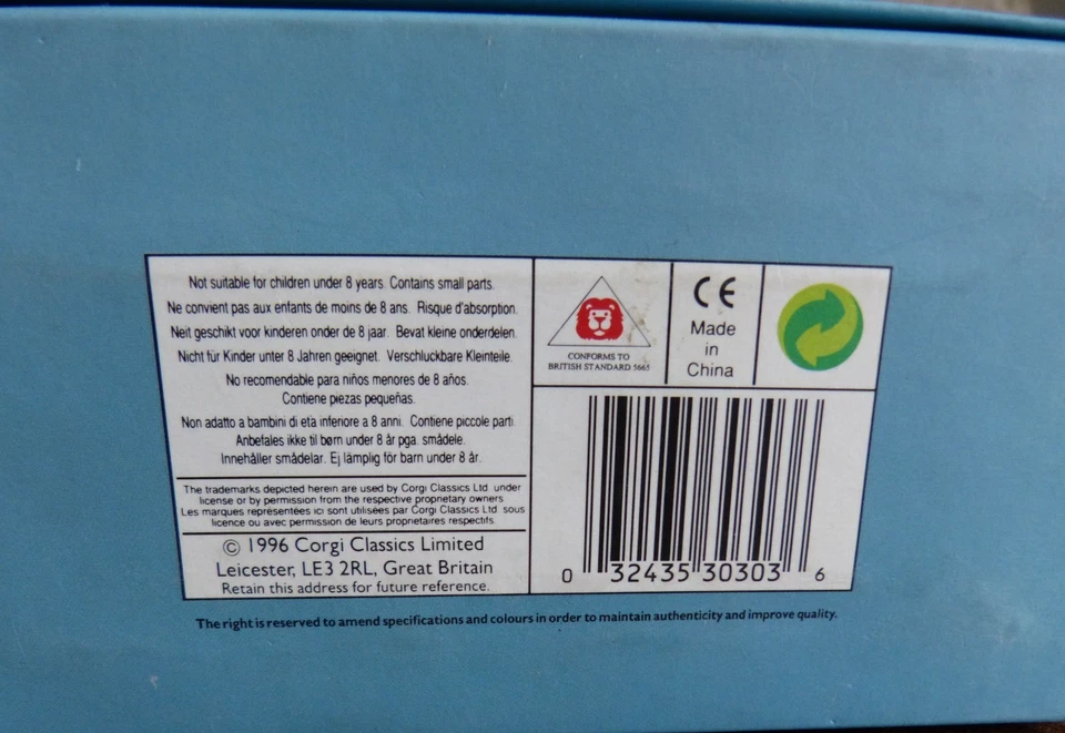 Corgi Modell 1:43 - 30303 Bedford S Spratt´s  Lieferwagen OVP limitiert Nr. 4350 - Bild 4 von 4