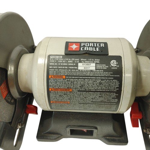 PORTER-CABLE PCXB515BG 6-in Bench Grinder 1/2" Arbor (Read) - Picture 7 of 9