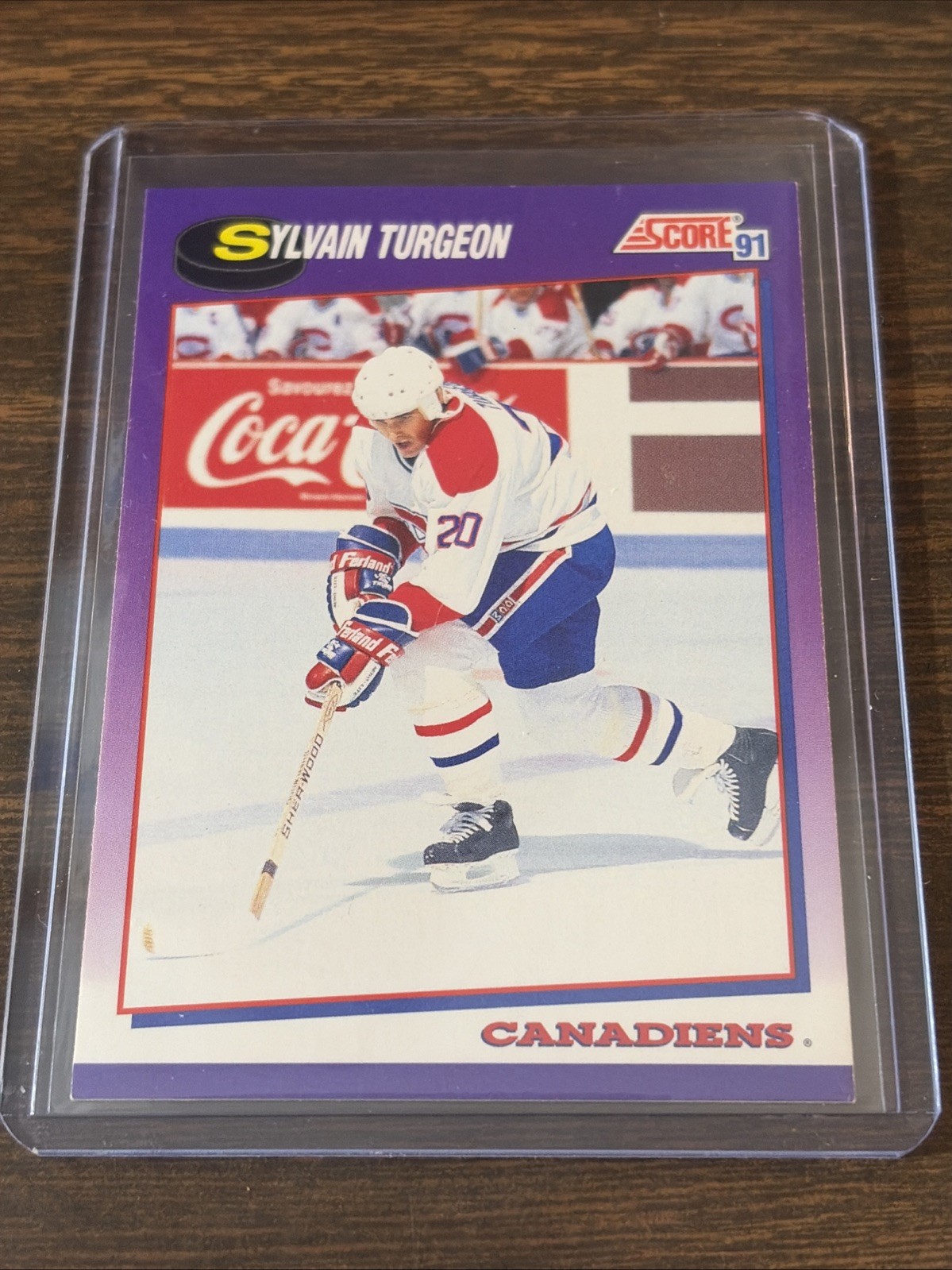 1991-92 Score American - Sylvain Turgeon #208 Montreal Canadiens (D)