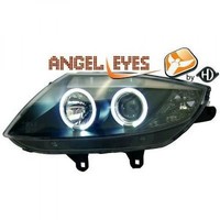 LHD Projektor Scheinwerfer Paar Angel Eyes Klar Schwarz H1 H7 FüR BMW Z4 02-09