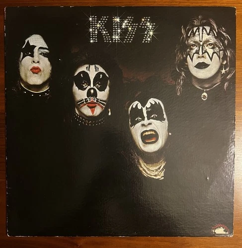 Kiss s/t Self-Titled LP Vinyl OG 1st Pressing 1974 US VG+/VG No "Kissin' Time"