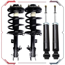 Full Set of 4 Front & Rear Complete Struts Shocks For 2004-2009 Nissan Quest