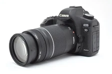 Canon EOS 5D Mark II DSLR Camera with Telephoto Lens Set CANON EF 75-300mm