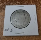 1908 s 90% silver circulated Barber half dollar