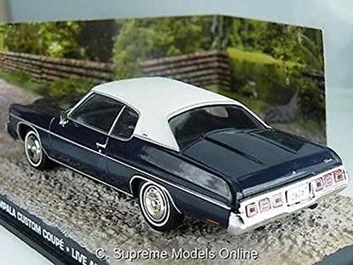 007 Fabbri Maßstab 1:43 Diecast Modell - Chev Impala Custom Coupe - Live & Let Die - Bild 5 von 8